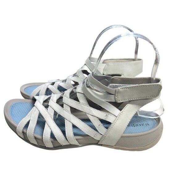 BARETRAP Sammie's Strappy Waterproof Sandal GREY/SILVER 10 - Picture 4 of 8